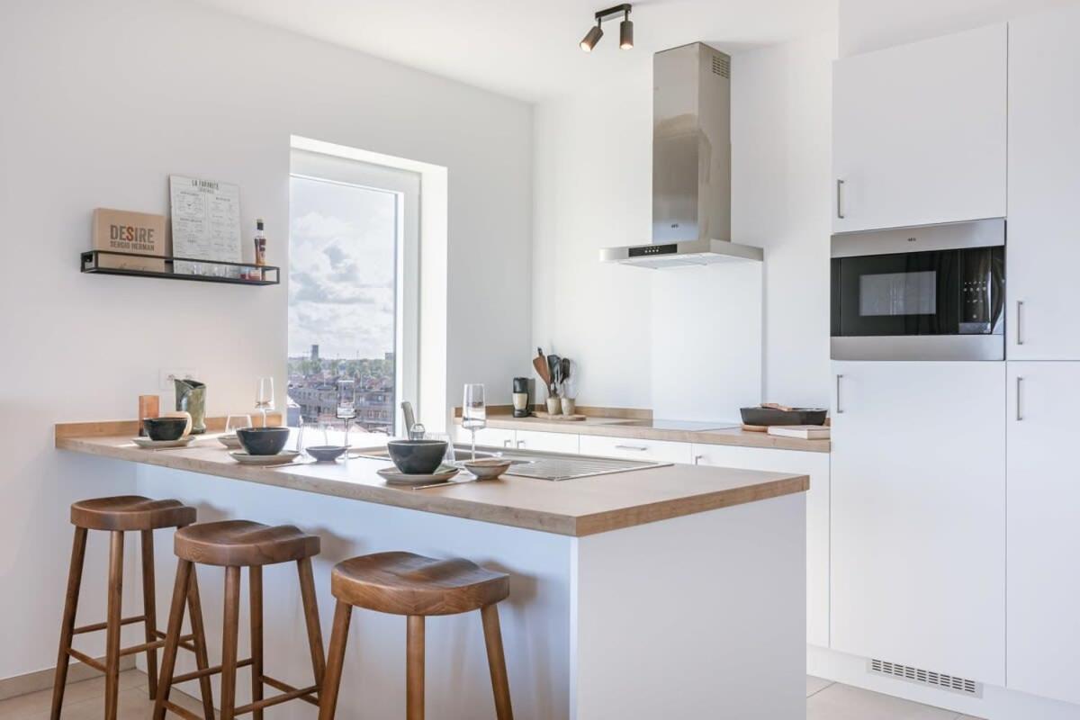 Huswell - Lovely New Apartment At The Harbor + Parking Bruges Extérieur photo